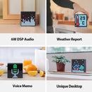 Divoom Timebox Evo 蓝牙便携式音箱，带时钟闹钟可编程LED显示屏，用于像素艺术创作，独特礼物