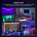 ColorRGB LED灯带10米15米，音乐律动变色RGB LED灯带，24键遥控，APP控制，SMD5050，适用于电视电脑家用
