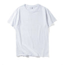 2022 Unisex Custom LOGO Printing Personalized Men's  Harajuku Solid Color Text Photos Clothing Ads Pure Cotton T-shirt
