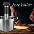 The Precision Immersion | 5th Gen WiFi Sous Vide Precision Cooker with Smart App Control