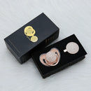 The Sparklet | Handcrafted Crystal Pacifier & Clip Set