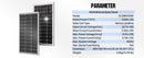 The Photon Harvester | 100W Bifacial Monocrystalline Solar Panel