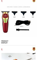 The Precisionist | Professional Barber Hair Clipper with T-Blade Zero-Gap