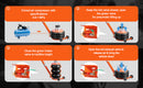 The Apex Lift | 3/5-Ton Pneumatic Air Jack with Heightened Column