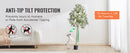 SucceBuy Artificial Olive Tree 4/5/6FT Tall Faux Plant Secure PE Material Anti-Tip Tilt Protection Low-Maintenance Tree for Home