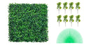 SucceBuy Artificial Boxwood Panel  24pcs 20x20/24x16 in Boxwood Hedge Wall Panels Artificial Grass Backdrop Wall Green Grass