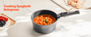SucceBuy 17 Pcs Nonstick Cookware Set Granite Pots and Pans Set Induction Cookwares Kitchen Cooking Set w/Frying Sauce Saute Pan