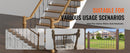 The Spiral Column | Galvanized Steel Baluster System with Hollow-Basket Motif