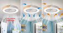 The Halo Breeze | Voice-Controlled Invisible Ceiling Fan Light