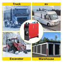SucceBuy 5KW Diesel Air Heater All in One 12V Diesel Parking Heater  Diesel Heater Remote Control LCD Switch for RV