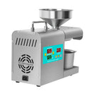 220V/110V 亚麻籽橄榄籽不锈钢智能温控榨油机 RG-311/RG-312 冷热两用榨油机