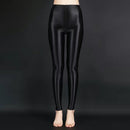 The Liquid Sheen | High-Waist Satin Gloss Leggings for Women