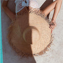 The Horizon Weave | Women's Natural Raffia Wide-Brim Straw Hat