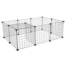 Pet Playpen Small Animal Cage Indoor Portable Metal Wire Yard Fence for Animals Guinea Pigs Rabbits Kennel Crate Fence Tent