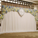 The Pavilion | 10ft Heavy-Duty Adjustable Ceremony Canopy & Chuppah Backdrop Stand