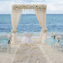 The Pavilion | 10ft Heavy-Duty Adjustable Ceremony Canopy & Chuppah Backdrop Stand