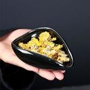 Coffee Bean Measuring Cup Ceramic Weighing Tray Coffee Powder Dosage Tray Suitable for Home Cafe Simple Coffee Tray Accessories