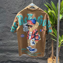 Male Tees Shirts Black Hip Hop Tops Rock Men's T-shirt Anime Print Katoen Aesthetic Clothing Chic Hot Wholesale New in Summer Xl