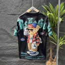 Male Tees Shirts Black Hip Hop Tops Rock Men's T-shirt Anime Print Katoen Aesthetic Clothing Chic Hot Wholesale New in Summer Xl