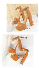 The Sorbonne | Square-Heel Leather Pumps for Women
