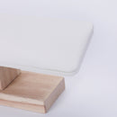 1pc Wooden Base T-Shaped PU Leather / Velvet Bracelet Display Rack Bangle Watch Hairband Jewelry Storage Stand Holder Organizer