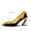 The Sienna | Hand-Finished Genuine Leather Court Heel — Italian Spring Collection