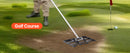 The Grade Line | Carbon-Steel Lawn Leveling Rake with 180-Degree Pivoting Handle