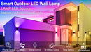 The Threshold Keeper | 12W Smart RGBCCT LED Outdoor Wall Sconce with Tuya Control