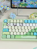 The Verdant Signal | 132-Key PBT Spring Green Keycap Set with MOA Profile