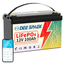 12V 100Ah Lifepo4 磷酸铁锂电池 100A BMS 适用于房车 太阳能 船用 拖钓马达 备用电源 31组 深循环锂电池
