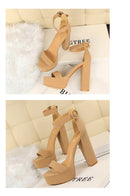 The Sorbonne | Square-Heel Leather Pumps for Women
