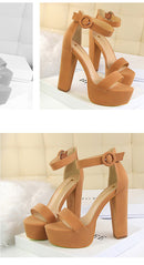 The Sorbonne | Square-Heel Leather Pumps for Women