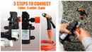The Hydro Press | 12V Portable High-Pressure Car Washer with Universal Motor