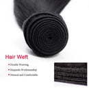 The Cascade | Bone Straight Virgin Human Hair Bundles, Natural Black