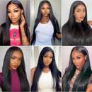 The Cascade | Bone Straight Virgin Human Hair Bundles, Natural Black
