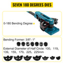 SucceBuy Manual Pipe Bender Dia 10-25mm Multifunction Steel Copper Tube Bending Machine Lever Type Heavy Duty Tube Bending Tools
