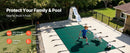 SucceBuy Pool Safety Cover Rectangle Inground Pool Cover Green Mesh Solid Pool Safety Cover For Winter Safety Swim Pool Cover