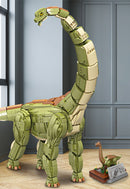 The Mesozoic Architect | 2,250-Piece Brachiosaurus MOC Building Kit (ABS, LEGO-Compatible)