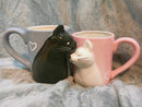 The Morning Duet | Kiss Cat Couple Ceramic Coffee Mug Set