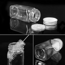 The Culinary Cartographer | 12-Piece Transparent Glass Spice Jar Set