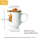 The Morning Duet | Kiss Cat Couple Ceramic Coffee Mug Set