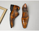 The Milan | Italian Patent Leather Oxford — Hand-Lasted Formal Business Shoe