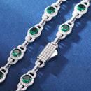 The Aether Band | 7mm D Color VVS Moissanite Prong-Set Sterling Silver Ring