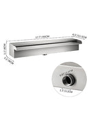 The Cascade Architect | Stainless Steel Waterfall Spillway for Pool & Garden Landscapes