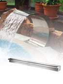 The Cascade Architect | Stainless Steel Waterfall Spillway for Pool & Garden Landscapes
