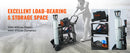 SucceBuy Welding Cart 3-Tier Welder Cart with Swivel Wheels Safety Chains Rolling Tank Storage for Plasma Cutter Welding Machine
