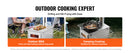 The Ember Forge | 80-Inch Stainless Steel Camping Wood Stove