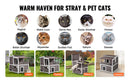The Feral Keep | 2-Story Weatherproof Outdoor Cat Shelter