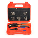 IWS-QCKIT QUICK CHANGE WIRE CRIMPING TOOL SET FOR INSULATED