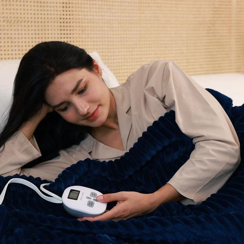 Full Size Heated Blanket-10 Heating Levels-12 Hours Auto